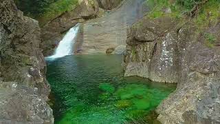 日本瀑布 屋久島 Yakushima 4K Video 竜神の滝-Ryujin Waterfall