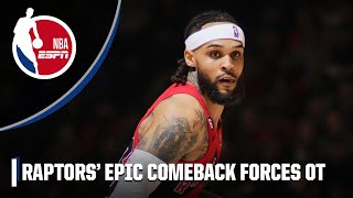 Raptors mount EPIC COMEBACK to force overtime vs. Bucks | NBA on ESPN