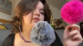 ASMR | Positive Affirmations 🫶 (fluffy mic brushing, visual triggers, whispers)