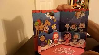 Hallmark Pop Up Religious Peanuts Christmas