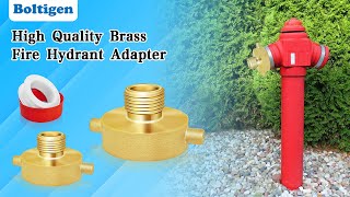 How to Connect a Garden Hose to a Fire Hydrant or Fire Hose | 2.5" NST to 3/4" GHT Adapter