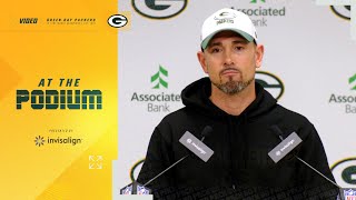 Matt LaFleur says Packers need to 'face the music' and move on after Bears loss