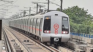 Back to Back Red Line Metro Coming in Rohini West | Delhi Metro