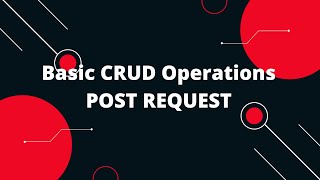 JSON Server Tutorial Fake REST API #9 Basic CRUD Operations POST REQUEST