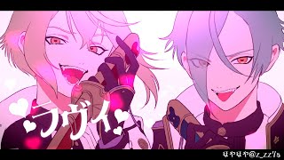 【手描き】ラヴィ×源氏兄弟【刀剣乱舞】