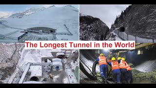 China |  Xinjiang | Longest Tunnel | in the World | Tianshan Shengli