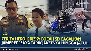 Cerita Heroik Rizky Bocah SD Lampung Gagalkan Aksi Jambret, \