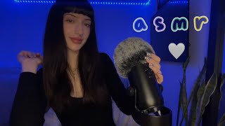 Relax with me ♡ asmr (mouth sounds, fluffy mic scratching, visuals and chaos)