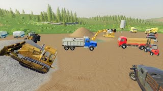 A city is being built | Construction crew moves in | Back in my day 35 | Farming Simulator 19