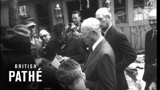 News Flashes: Dr. Adenauer, Macmillan In Us, Eisenhower At Youth Conference (1960)