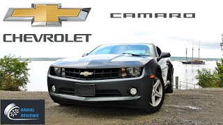 2011-2013 Chevrolet Camaro 1LT V6 Auto POV Test Drive, 0-60 // BURNOUT // Radial Reviews