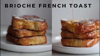 HOW TO MAKE BRIOCHE FRENCH TOAST | EASY AT HOME | ILHAN. A