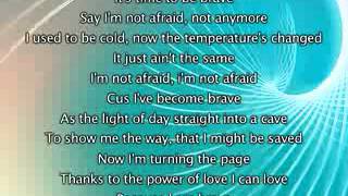 Jennifer Lopez - Brave, Lyrics In Video