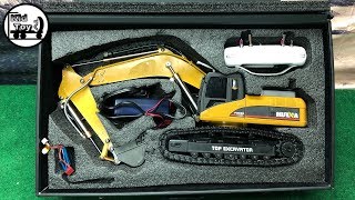 Huina 580 rc excavator unboxing || hydraulic convert || 2 SPEED CONTROL || REVIEW AND TESTED