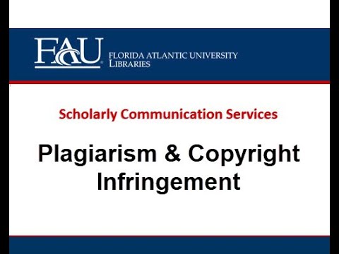 Plagiarism & Copyright Infringement - YouTube