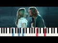 Lady Gaga & Bradley Cooper - Shallow (A Star is Born) (Piano Tutorial)