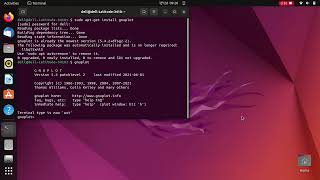 how to install gnuplot within 2 minutes in ubuntu #gnuplot #physics #video