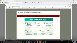 Digitised and Decentralized Block Chain Technology Python Project