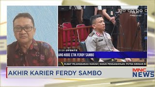 AKHIR KARIER FERDY SAMBO #MNCNewsNow 26/08