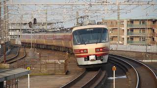 JR西日本 223系2000番台 V13+V35  8両編成 新快速 網干行き 485系 A03編成 パノラマクロ 雷鳥45号 金沢行き 大津京 20100111