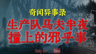 【灵异故事】早年间生产队马夫半夜撞上的邪乎事 | 鬼故事| 灵异诡谈 | 恐怖故事 | 解压故事 | 网友讲述的灵异故事「民间鬼故事--灵异电台」