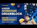 THE ONLY RULES YOU NEED TO CREATE ORDER BLOCKS ! 4 CRITERIAS TO MAKE OB