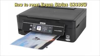 Reset Epson SX 430W Waste Ink Pad Counter