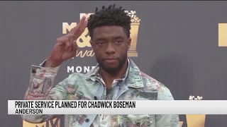 Private service planned for Chadwick Boseman in Anderson