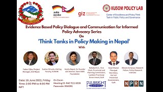 Think Tanks in Policy Making in Nepal