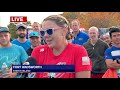 Lee Goldberg meets runner who will embark on her 2nd marathon