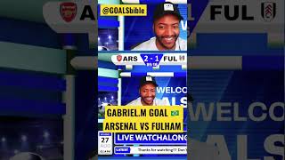 Gabriel Magalhaes Goal🤩Arsenal 2 - 1 Fulham #arsenal #gabriel