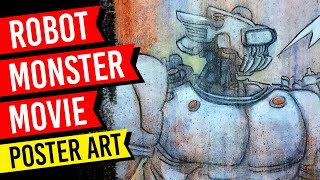 Robot Monster Movie Poster (Mixed Media Art) Poster Art & Sketchbook Ideas