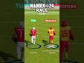 Tua Tagovailoa vs. Patrick Mahomes - Madden 24 Race