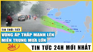 Tin nóng bão số 6 giật cấp 10 cách bờ biển Quảng Ngãi 105km, miền Trung có nguy cơ ngập lụt cao
