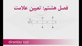 آموزش ریاضی پایه از صفر. قسمت هشتم: تعیین علامت