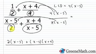 Simplifying Complex Rational Expressions