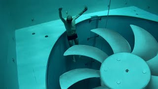 he couldn't escape the world's deepest pool..