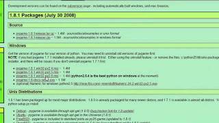 Game Development Tutorial - 1 - Installing Pygame