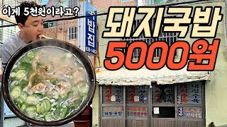 [만원의 행복 5] 돼지국밥이 5000원? 부산 용호동 숨겨진 착한식당