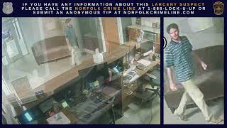 Norfolk Police need help identifying larceny suspect