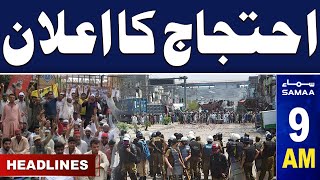Samaa News Headlines 9AM | Protest In Pakistan | 29 April 2024 | Samaa TV