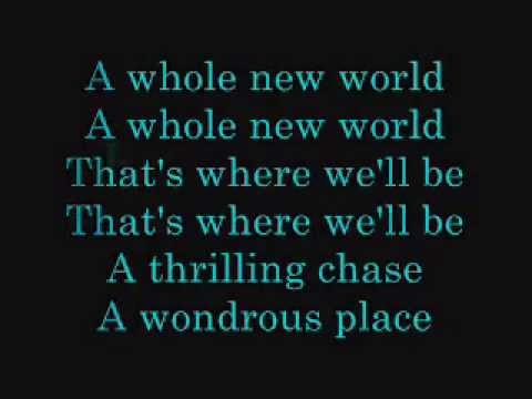 Disney A Whole New World Lyrics - VidoEmo - Emotional Video Unity