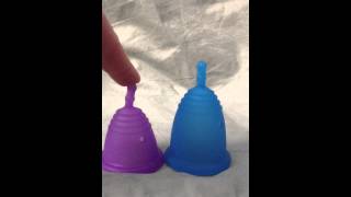 Large MeLuna menstrual cups shorty vs regular