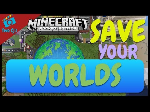 How to Save, Backup, and Restore Minecraft PE Worlds How to Save, Backup, and Restore Minecraft PE Worlds