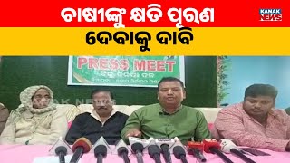 BJD Protests In Nimapara Amid Compensation For Farmers: Urges Immediate Action On Crop Loss