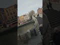 ha penny bridge😚 in dublin city ireland wellington quay bus stop