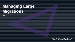 Managing Large Migrations