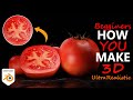 How You Make Hyper Realistic Tomato Vegetables Render In Blender3D Begginers Easily Become 3D Expert