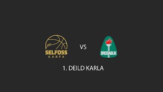 Selfoss vs Breiðablik 1. deild KKí