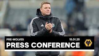 PRESS CONFERENCE | Eddie Howe pre-Wolves (H)